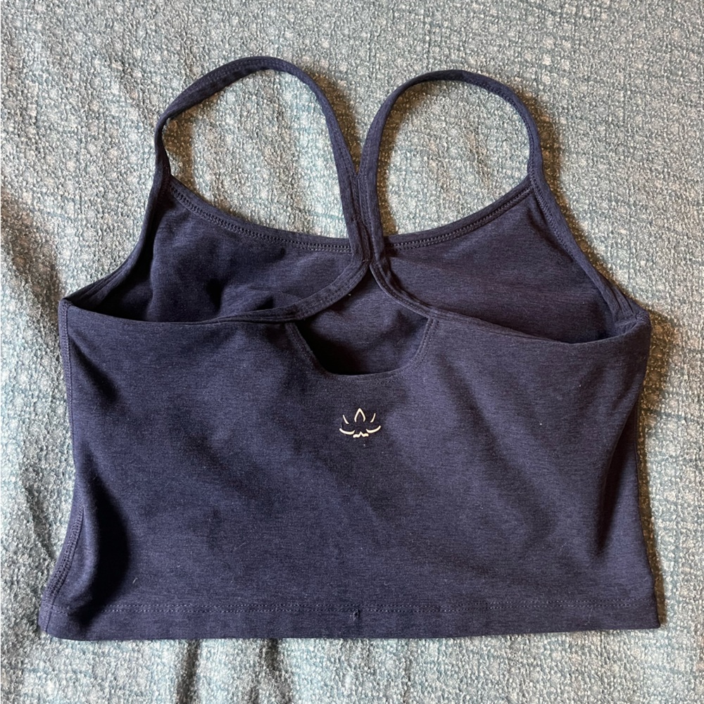 Beyond Yoga Navy Spacedye racerback tank
